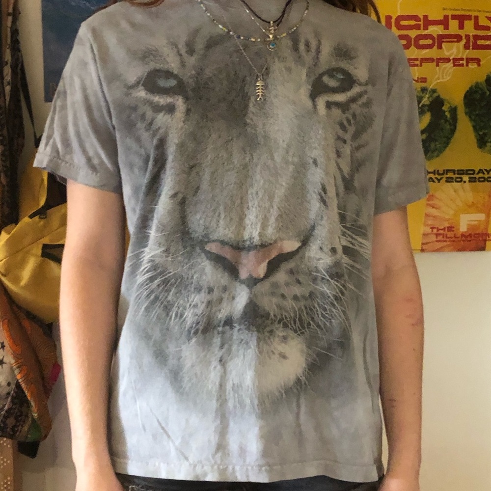 The mountain white tiger T-shirt
